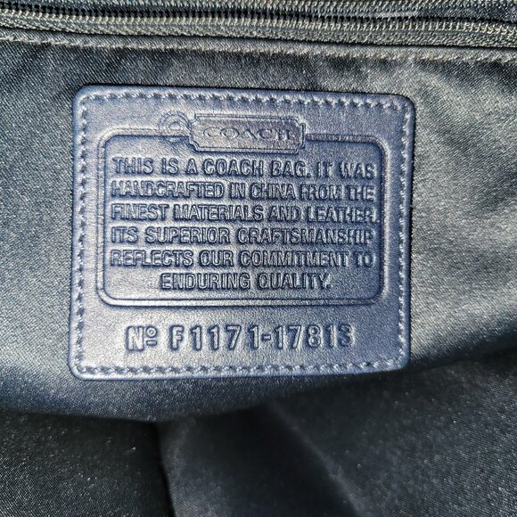 Coach Chelsea Boucle Emerson Blue Shoulder Bag 17813 - Picture 13 of 16